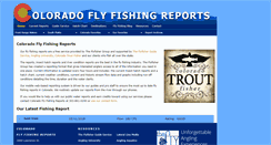 Desktop Screenshot of coloradoflyfishingreports.com